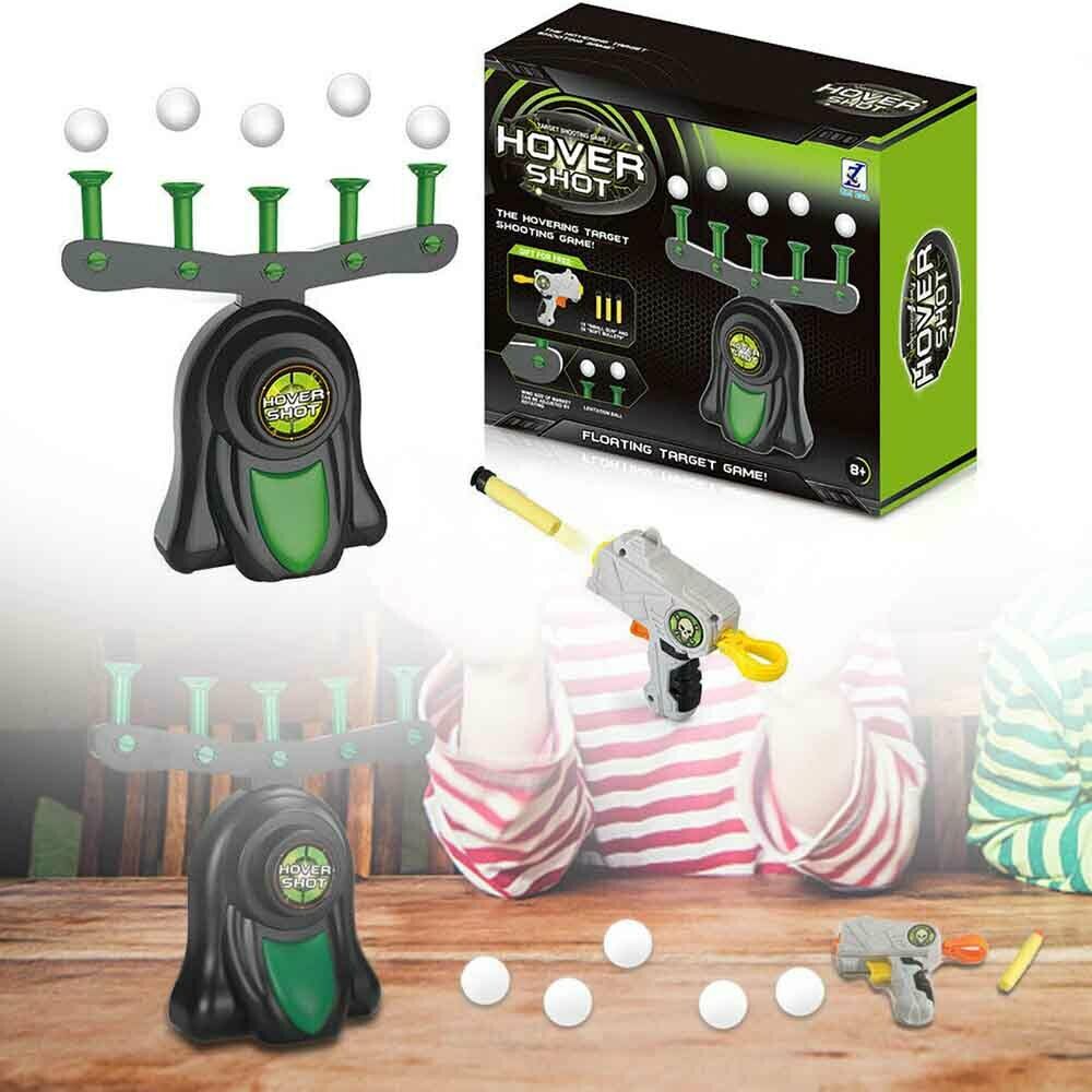 Unisex Floating Ball Shooting Game, interactive plastic toy for family fun