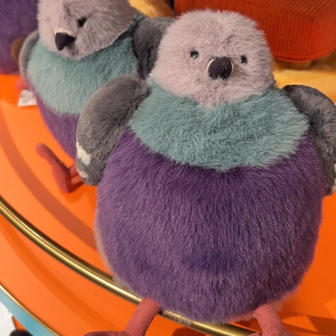 Premium fluffy pigeon plush, a delightful stuffed animal bringing comfort and joy as a special gift.