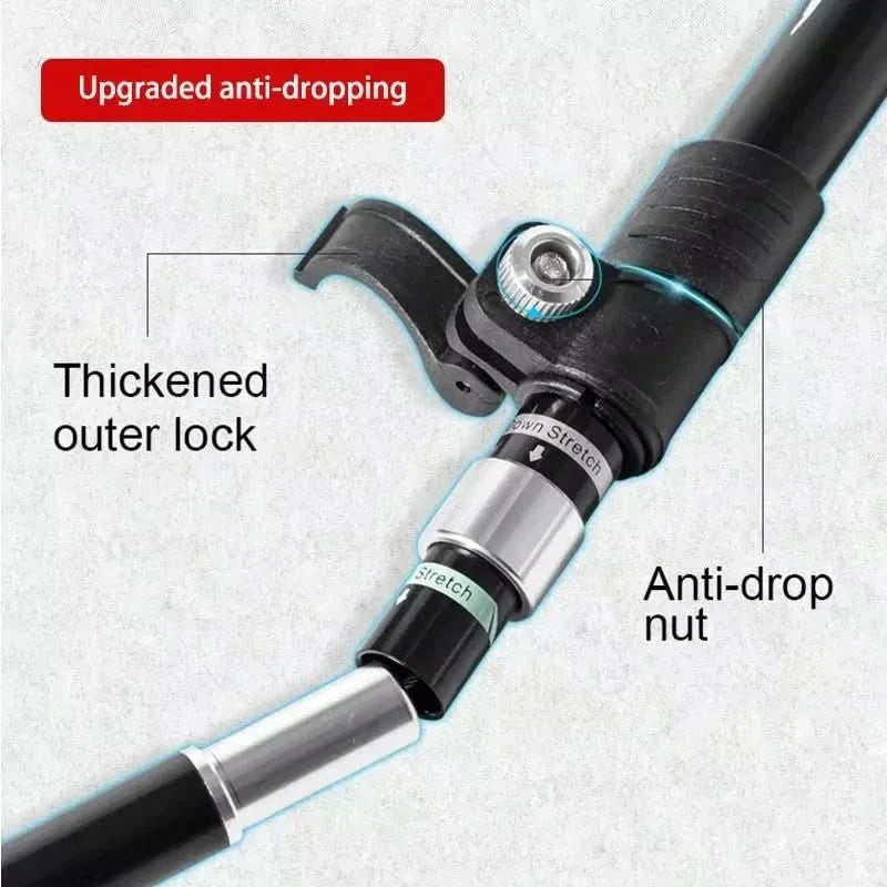 Lightweight foldable trekking poles, ultimate outdoor gear for active hikers & explorers.