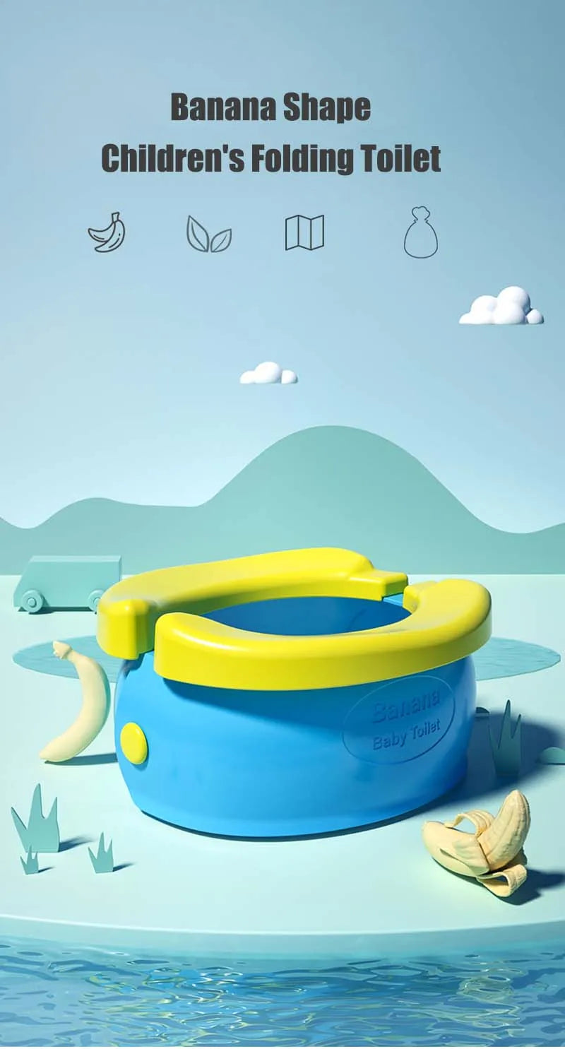 Lightweight unisex portable toilet seat for babies, a must-have baby accessory for families