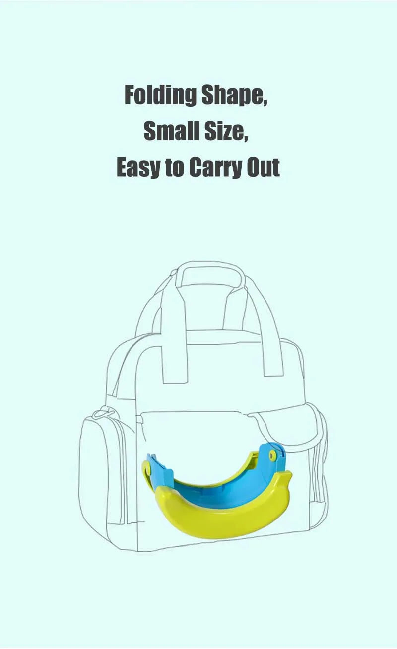Travel potty seat for babies, featuring a gender-neutral design, perfect for unisex use