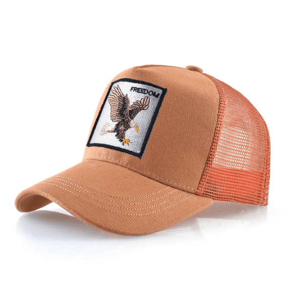 Premium adjustable unisex headwear: a Freedom Eagle baseball cap for casual style and sun protection.