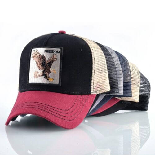Classic adjustable unisex baseball cap with a Freedom Eagle. Provides comfortable sun protection & casual style.