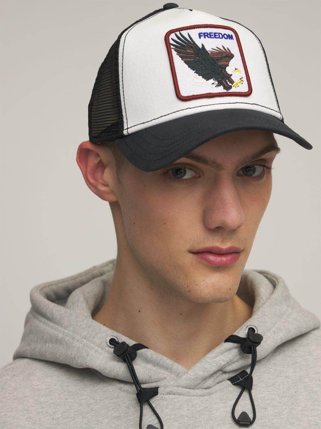 Freedom Eagle baseball cap, adjustable unisex design. Ideal headwear for sun protection & casual outdoor outfits.