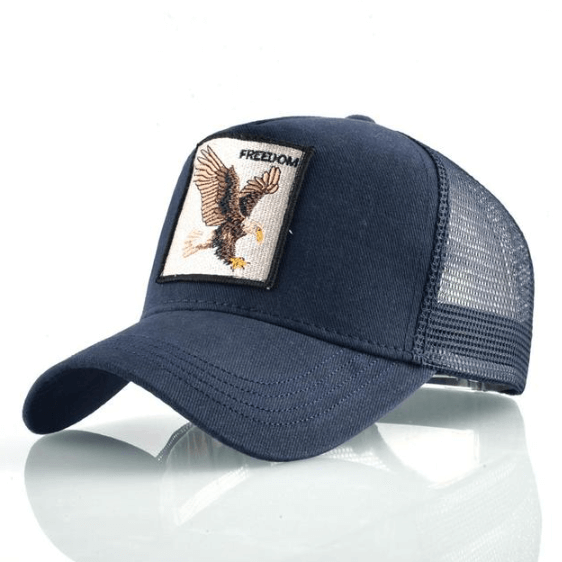 Stylish Freedom Eagle baseball cap, adjustable. A great unisex gift for casual headwear & sun protection.