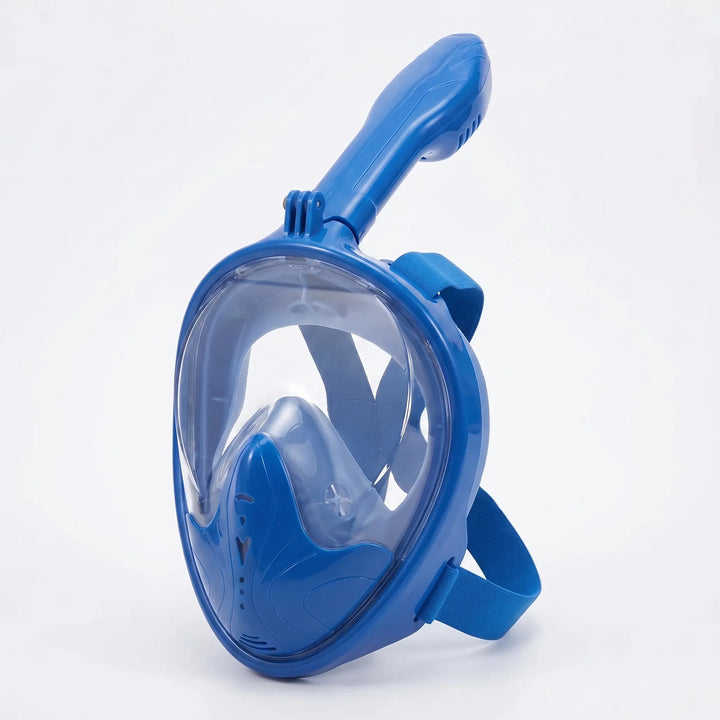 Enjoy beach vacations with a full-face snorkel mask, perfect for underwater swimming & diving with a wide view.