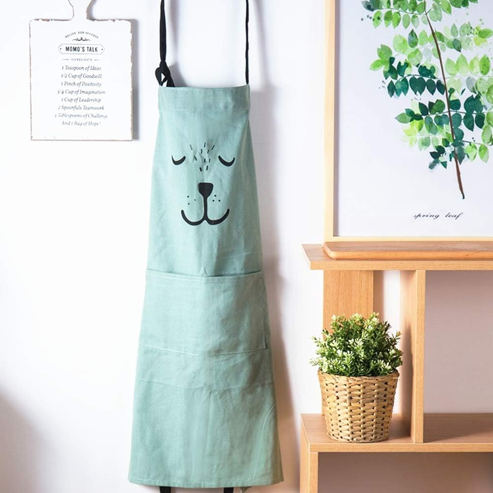 High-quality cotton blend fun bear apron, soft and durable for everyday kitchen use.
