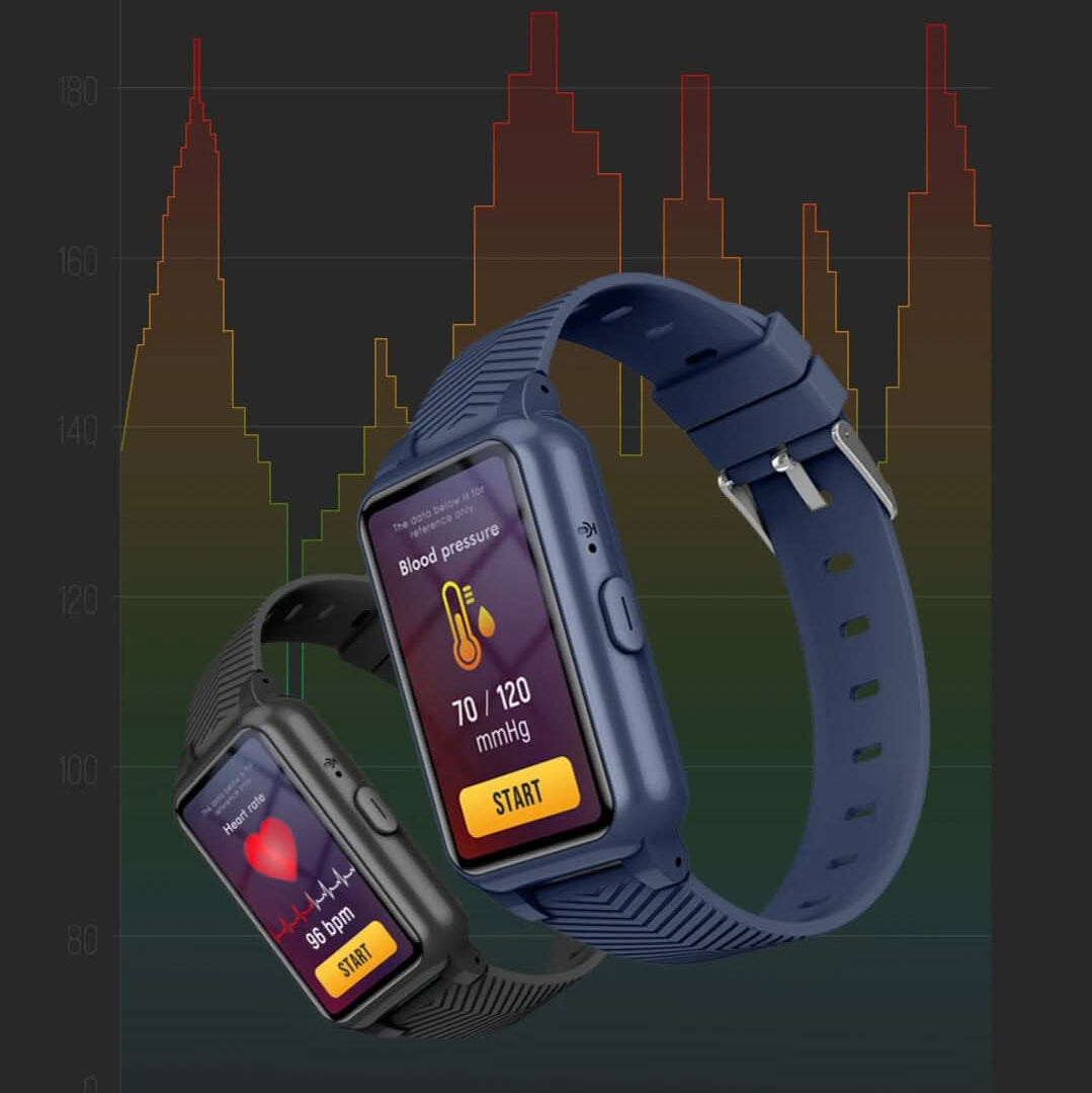 Senior independence: GPS smartwatch with fall detection, SOS, heart rate monitor. Stay safe.