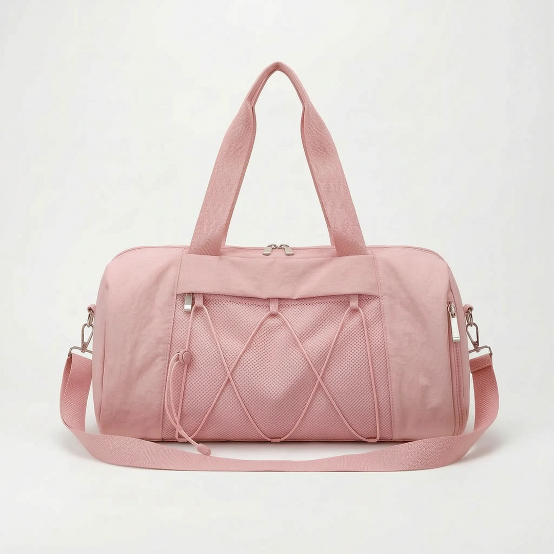 Spacious unisex duffel bag for all activewear, travel essentials, and gym equipment.