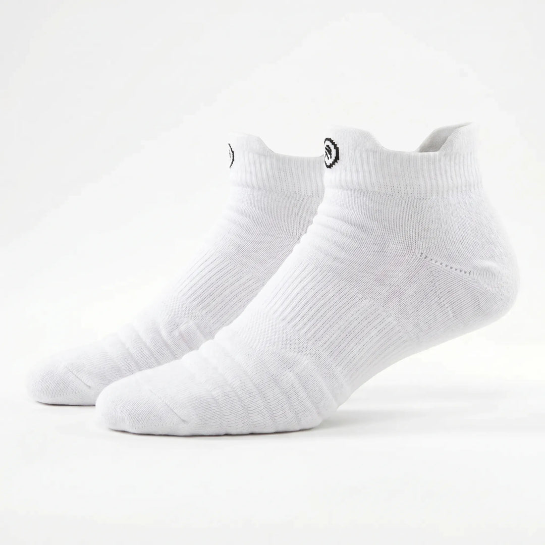 Versatile unisex high elastic compression tube socks for running, cycling, basketball & gym.