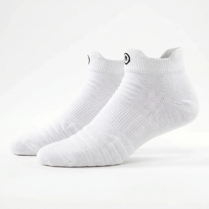 Versatile unisex high elastic compression tube socks for running, cycling, basketball & gym.
