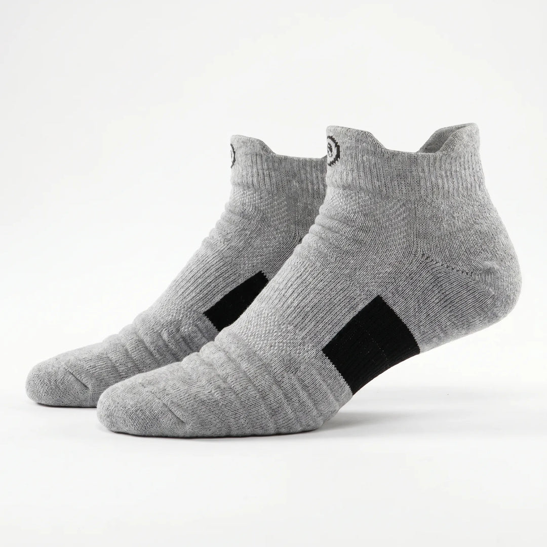 Performance-enhancing unisex compression sports tube socks, reducing fatigue during workouts.
