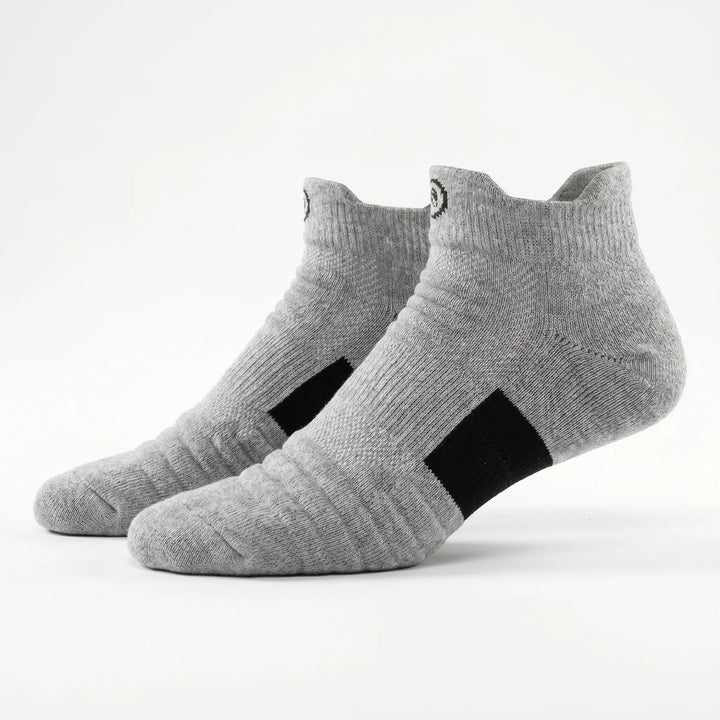 Performance-enhancing unisex compression sports tube socks, reducing fatigue during workouts.