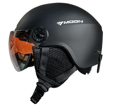 Removable parts snowboard helmet, ideal for protective winter sports gear.