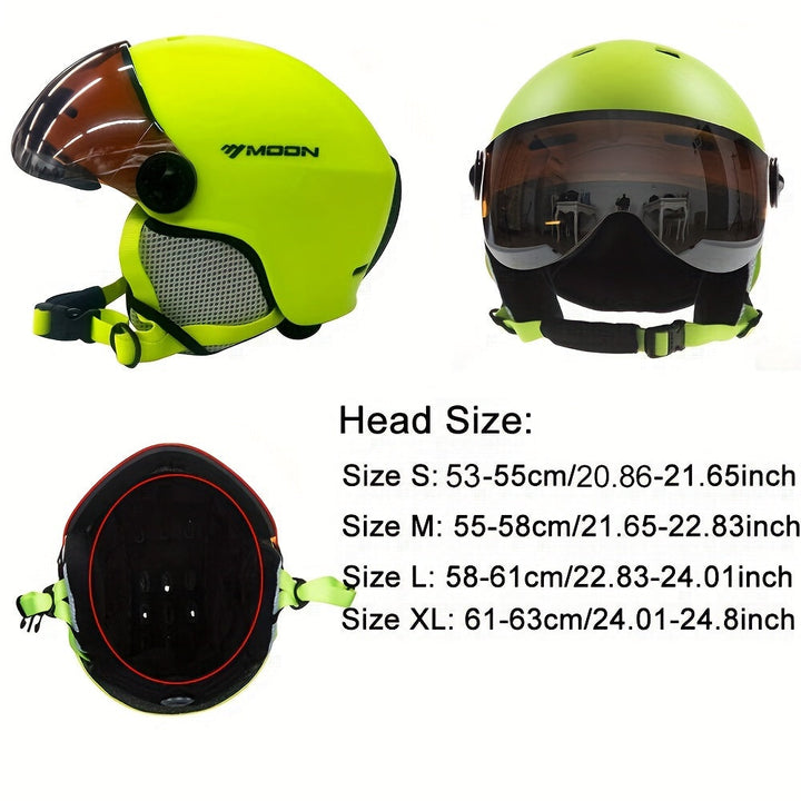High-quality winter sports helmet, adjustable and protective for outdoor fun.