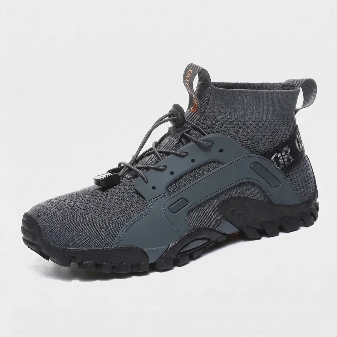 Unisex breathable high-top active wear shoes, ideal for comfortable trekking and trail hiking.