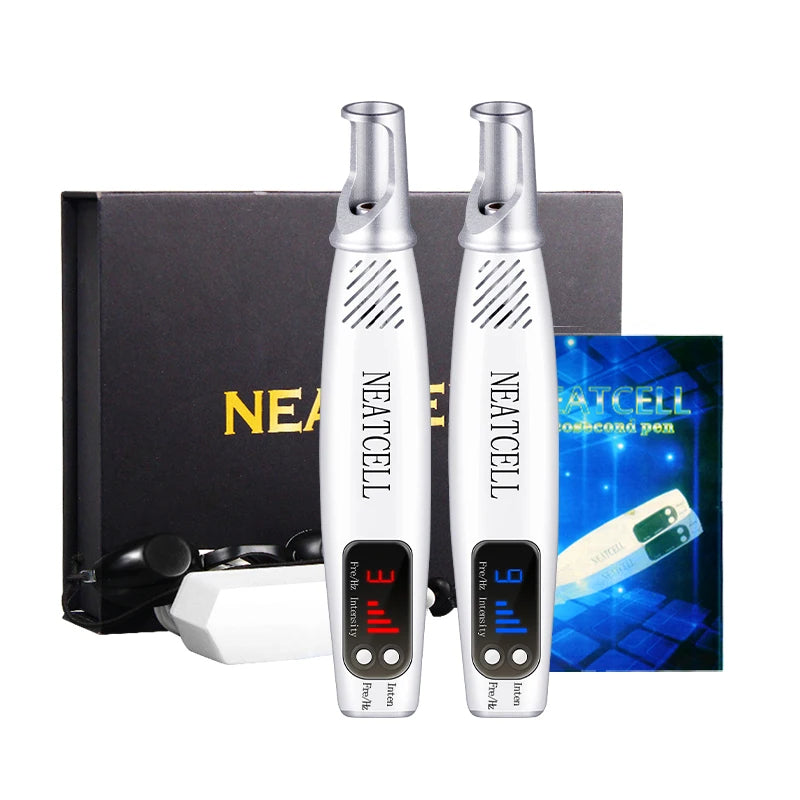 Unisex home laser pen for effective tattoo, mole, and spot removal; advanced skin care.