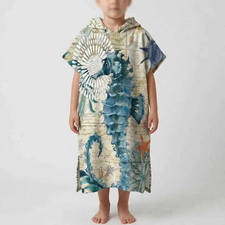 Durable quick-dry beach changing poncho, a must-have swimwear accessory for all.