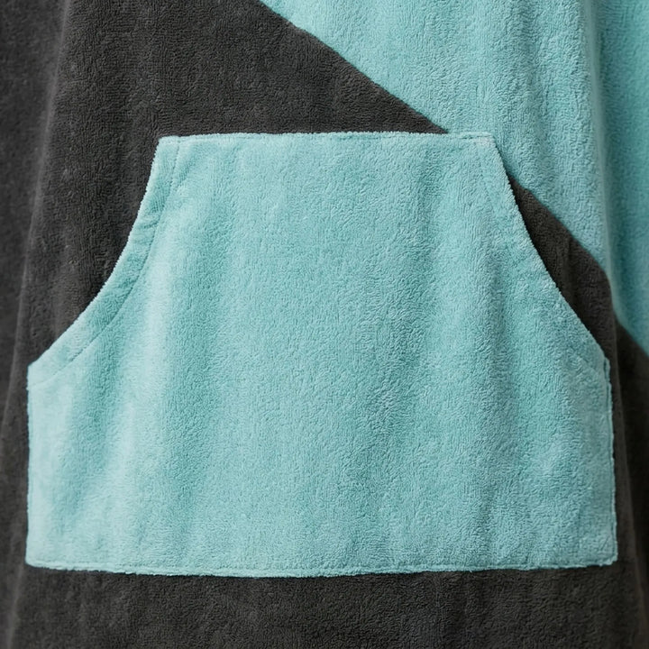 Unisex hooded changing poncho, perfect for discrete outdoor changing at the beach, pool, or water sports.