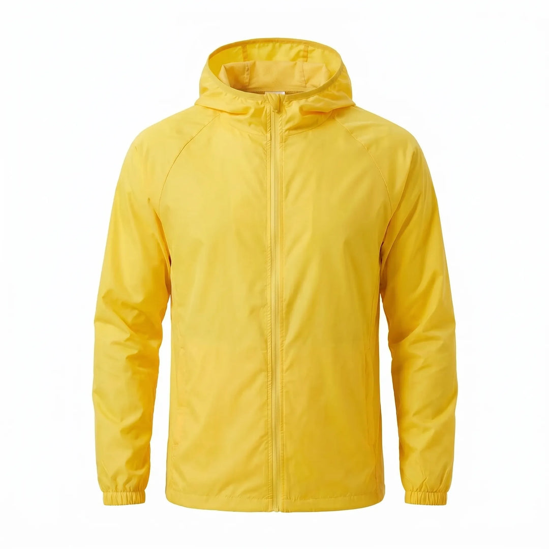 Versatile lightweight hooded windbreaker, unisex, a must-have for any outdoor enthusiast.