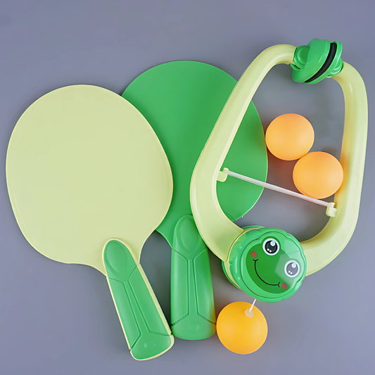 Unisex indoor hanging table tennis game for kids and family fun, promoting coordination