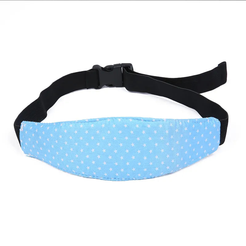 Adjustable head & neck support for safe toddler travel and cozy comfort in car seats.
