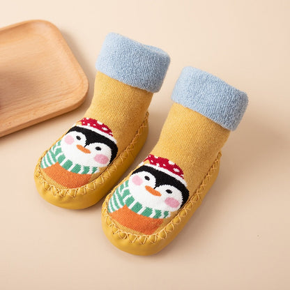 Infant first crawler shoes in soft canvas, color-matched style for unisex babies, great baby gift.