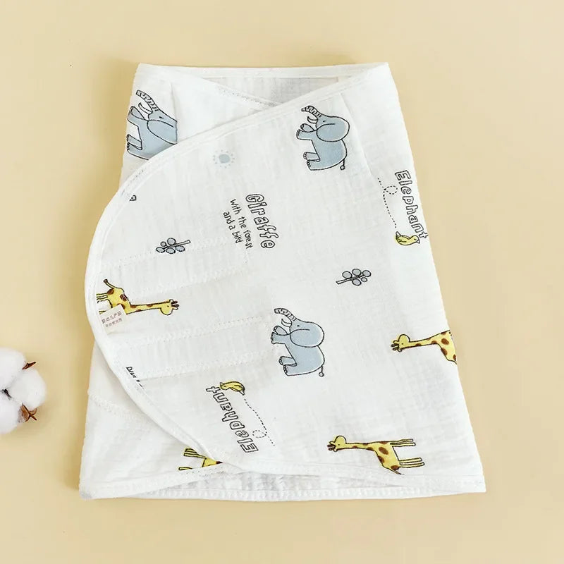 Soft pink unisex swaddle blanket, perfect infant wrap for gentle belly protection and baby comfort