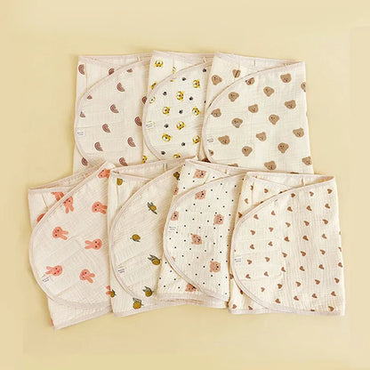 Infant wrapped in a gentle blue swaddle, designed for belly protection and peaceful baby sleep