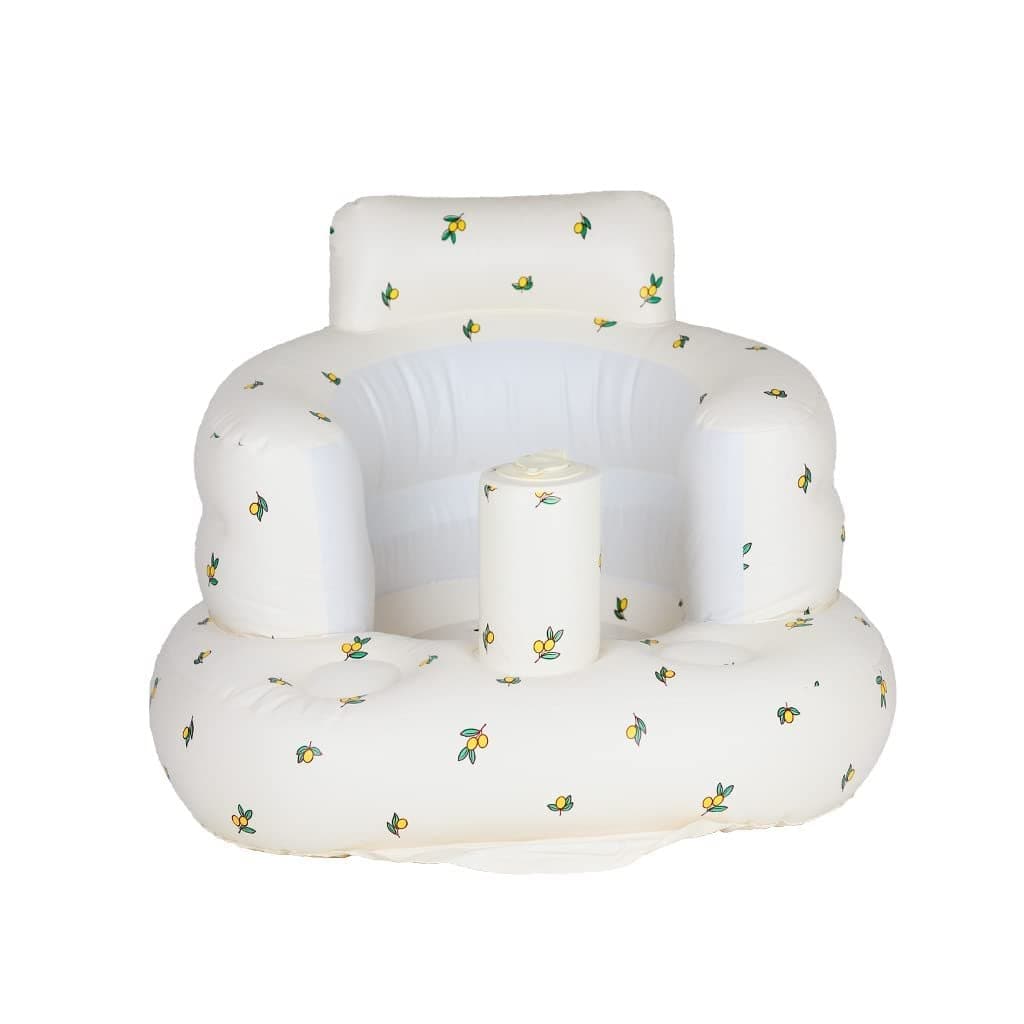 Portable inflatable toddler chair, BPA-free, offering full back support for infants