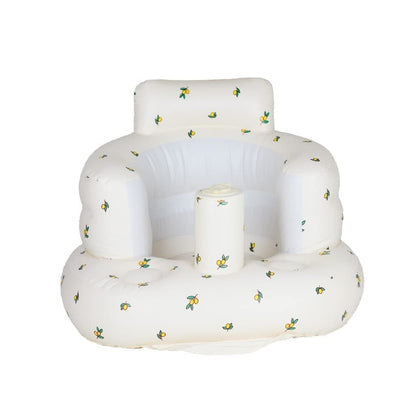 Portable inflatable toddler chair, BPA-free, offering full back support for infants