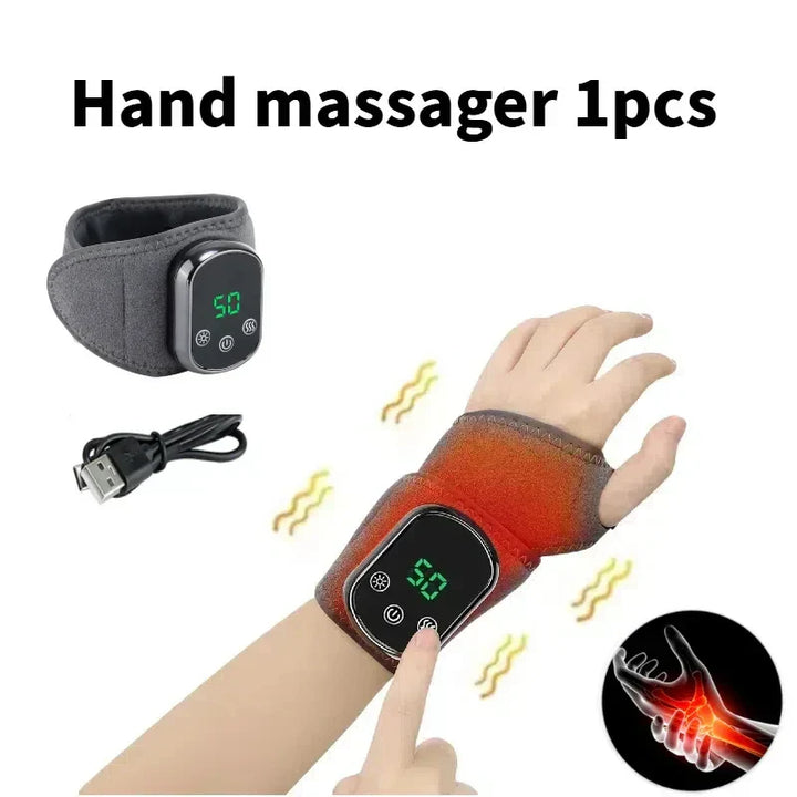 Unisex infrared hot compress massager for wrist and ankle pain relief.