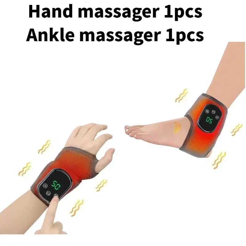 Versatile unisex infrared massager for wrist support and ankle pain relief.