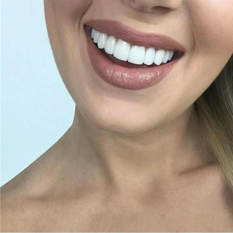 Achieve an instant perfect smile with these reusable cosmetic tooth covers. Easy dental enhancement for adults.