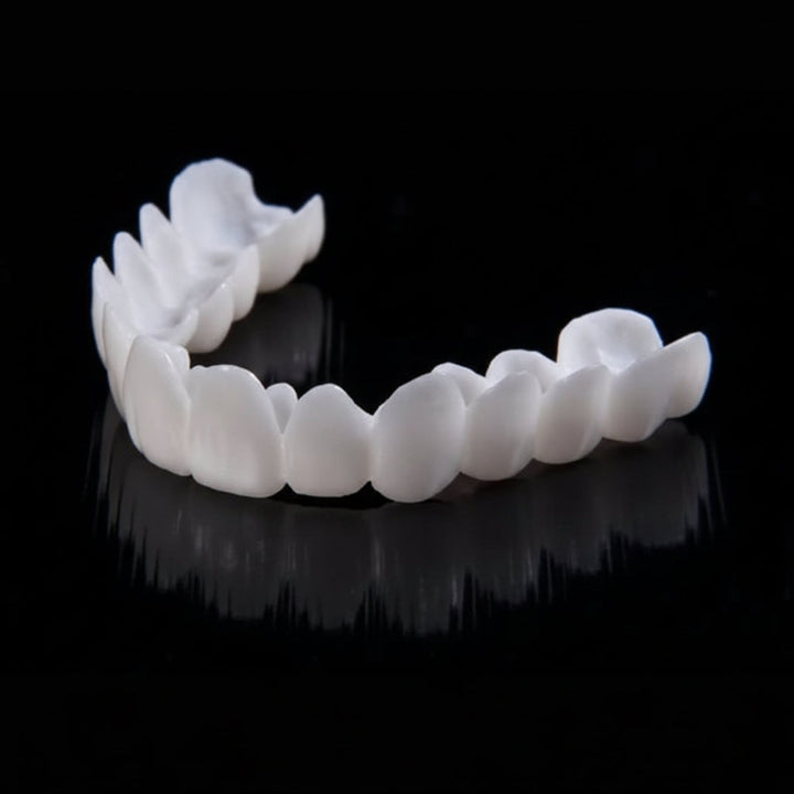 Achieve an instant, confident smile with these cosmetic tooth covers for whiter, brighter teeth.