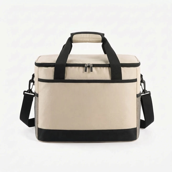 Versatile food carrier & insulated bag for picnics, camping, and daily lunch.