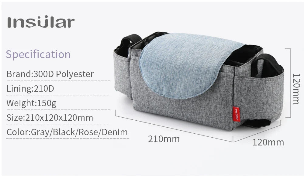 Unisex diaper bag in a neutral beige color, suitable for all parents, carry baby essentials stylishly.