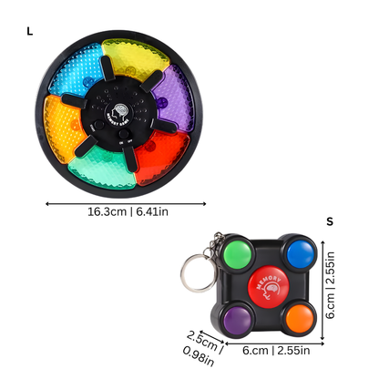 Close-up of a brain trainer memory game puzzle toy, enhancing pattern recognition skills in children