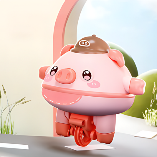 Unisex interactive pig balance toy for kids, fun educational playtime for toddlers, developmental learning