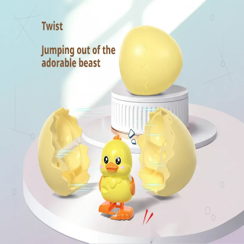 Durable, portable interactive animal egg fidget toy for stress relief