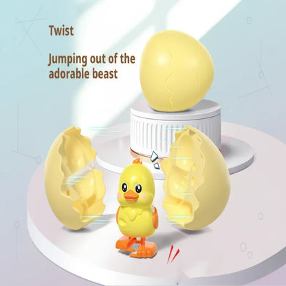 Durable, portable interactive animal egg fidget toy for stress relief