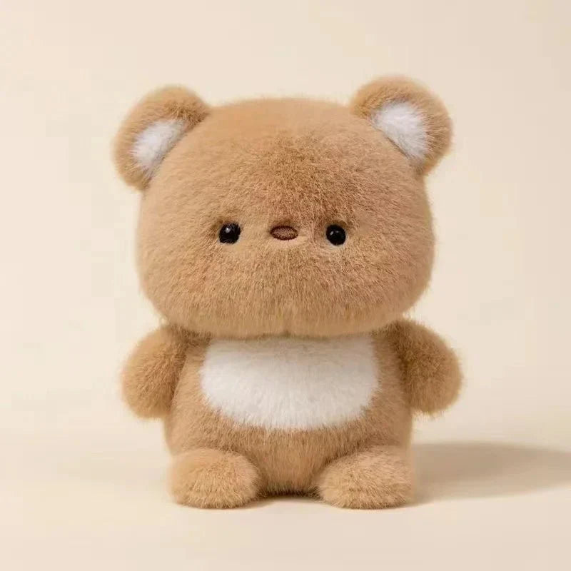 Collectible kawaii plush, soft animal bedroom decor.