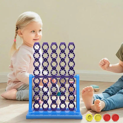 Colorful spinning strategy board game, ideal for kids, adults, educational play