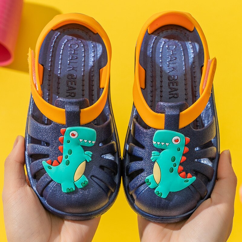 Collection of colorful unisex kids' anti-slip summer sandals, perfect lightweight outdoor play shoes