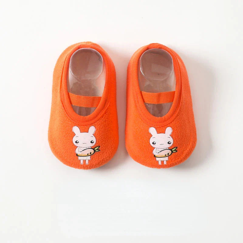 Toddler non-slip cat cartoon sneakers, soft knit baby footwear, comfortable for walking