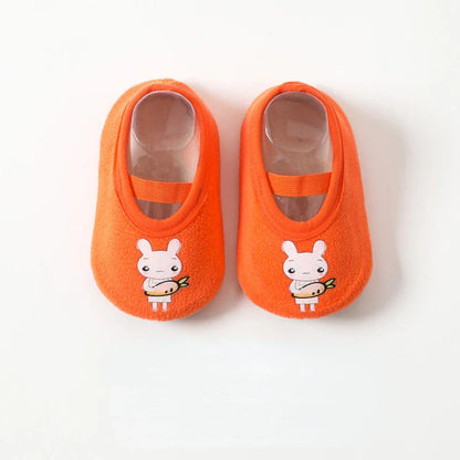 Toddler non-slip cat cartoon sneakers, soft knit baby footwear, comfortable for walking