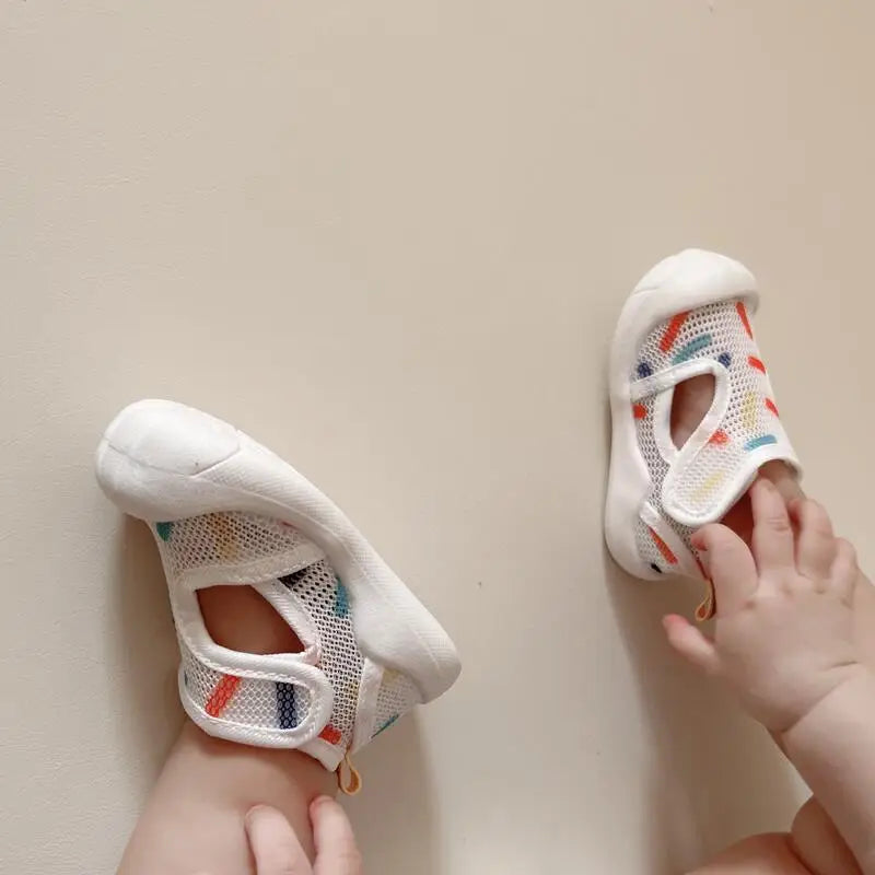 Kids summer sandals featuring a flexible anti-slip sole, great for everyday wear and walking.