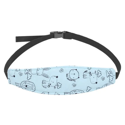Unisex toddler car seat head support, easy to attach & adjust for neck relief and comfort.