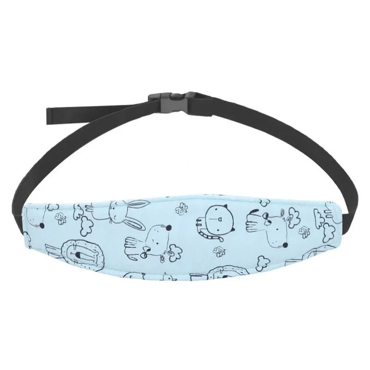 Unisex toddler car seat head support, easy to attach & adjust for neck relief and comfort.