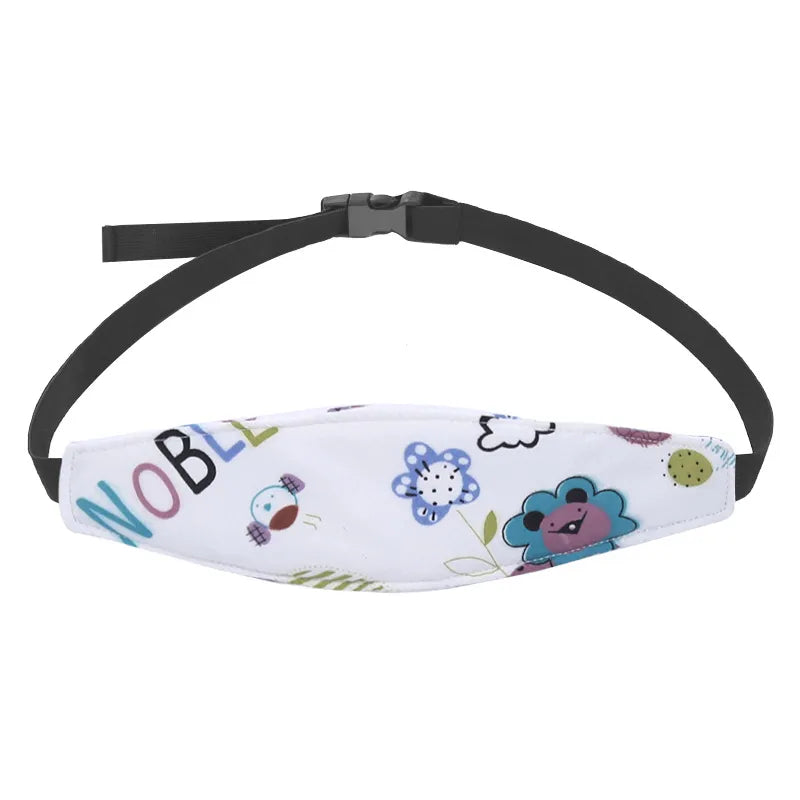 Unisex infant travel head support pillow, designed for car seats to prevent head flop.